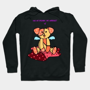 Cute Animal Cartoon Drawing Hoodie